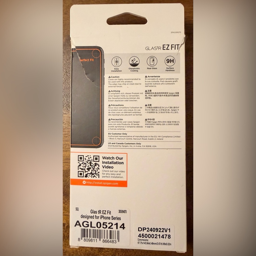NWT SPIGEN TEMPERED GLASS PRIVACY SCREEN PROTECTORS - FOR iPHONE 14 PRO - 2 PACK - Picture 11 of 16